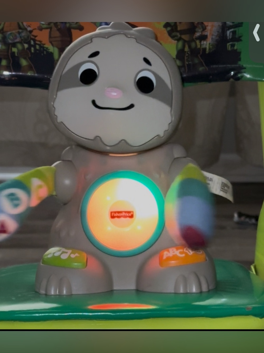 Fisher-Price Linkimals Smooth Moves Sloth Baby Electronic Learning Toy with Ligh